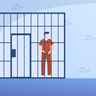 prisoner illustration svg