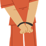 handcuffed illustration svg