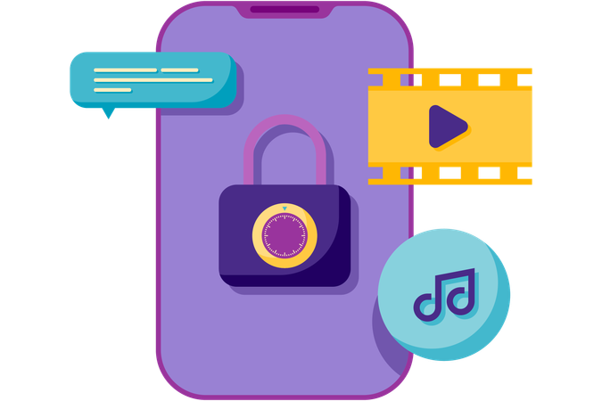 Privacidade do dispositivo  Ilustração