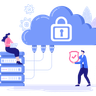 illustrations of private-cloud