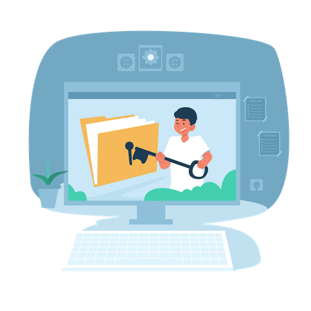 Private Folder  Illustration