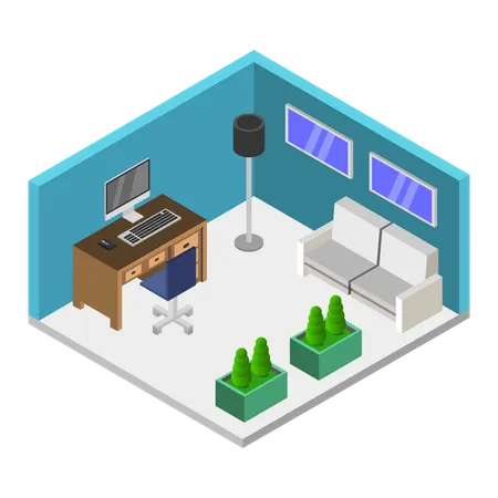Private office  Illustration