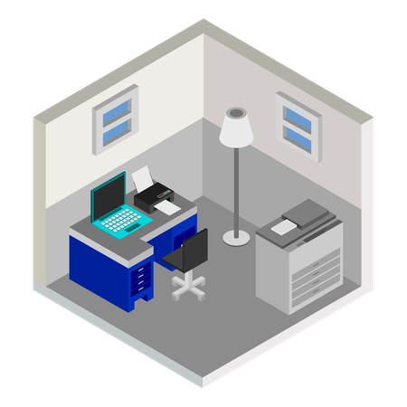 Private office  Illustration