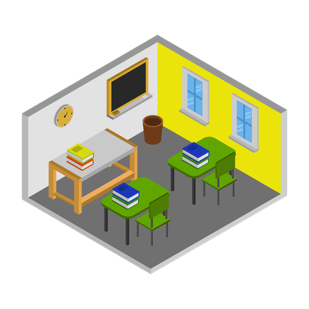 Private school  Illustration