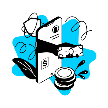 Privatkredit-App  Illustration