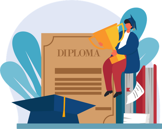 Prix des étudiants diplômés  Illustration