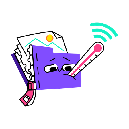 Problema con el archivo de datos  Ilustración
