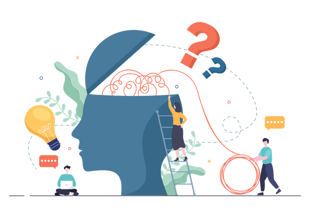Problema y solución  Ilustración