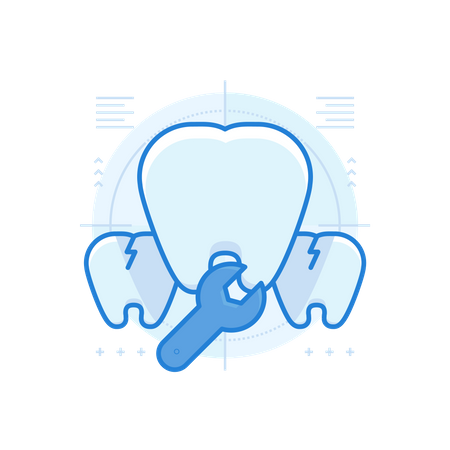 Problème de dents  Illustration