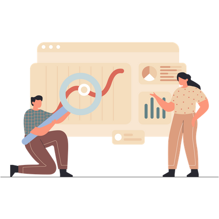 Proceso de análisis de datos  Ilustración