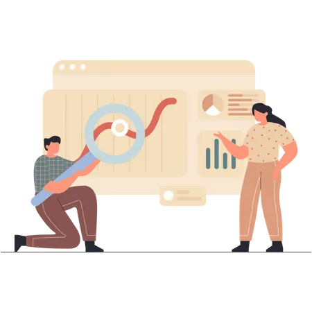 Proceso de análisis de datos  Ilustración