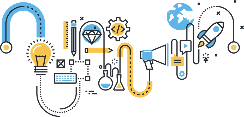 Proceso de diseño web  Ilustración