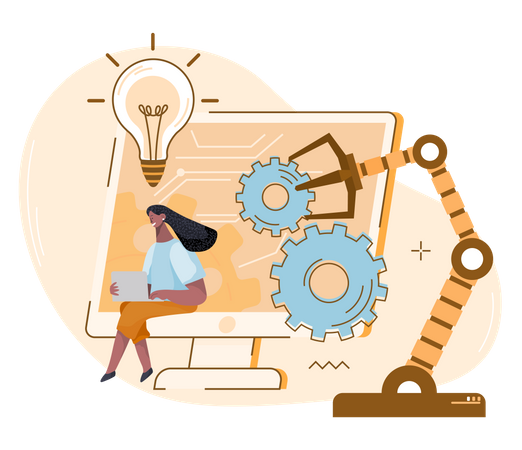 Proceso de negocio de automatización  Ilustración