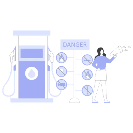 Proceso de reabastecimiento de combustible  Ilustración