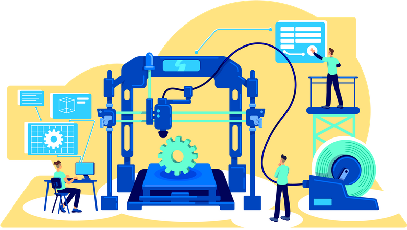 Process automation Illustration