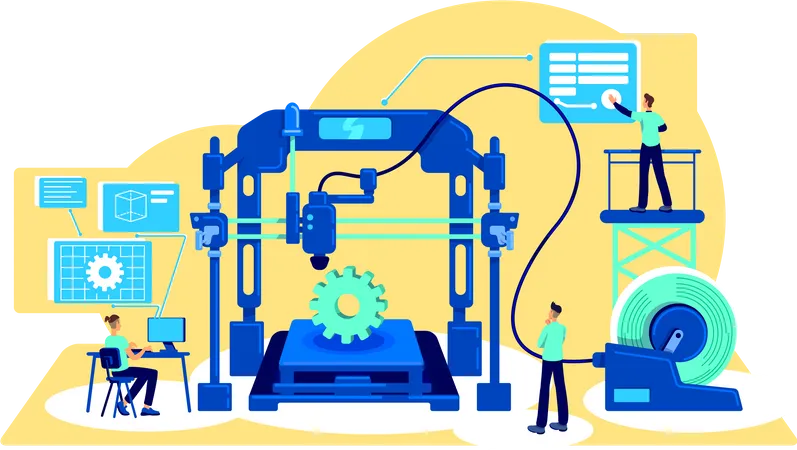Process automation Illustration