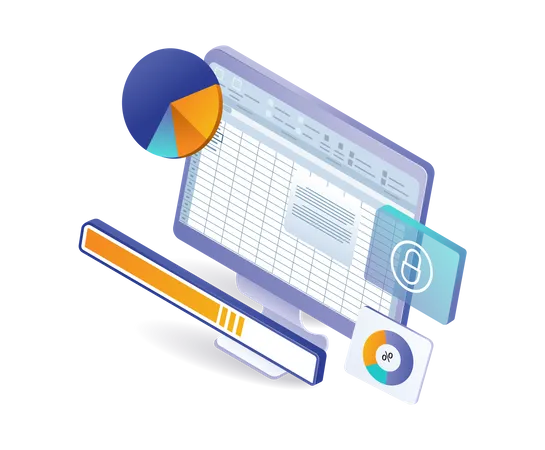 Process of loading analyst Excel data  Illustration