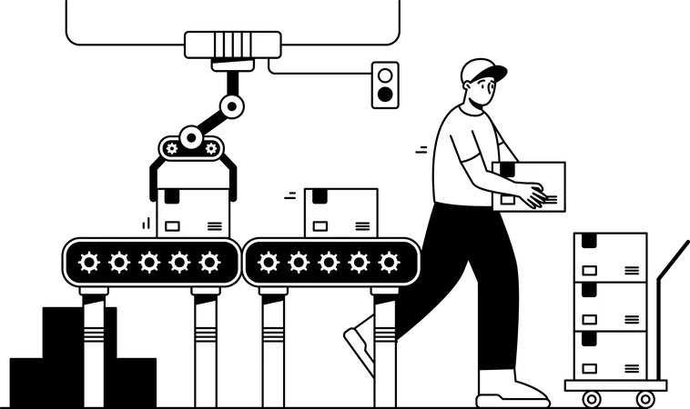 Processing Production  Illustration