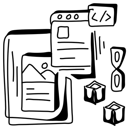 Processo de design  Ilustração