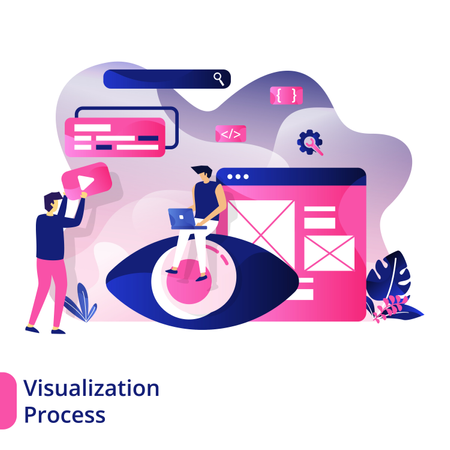 Processo di visualizzazione  Illustration