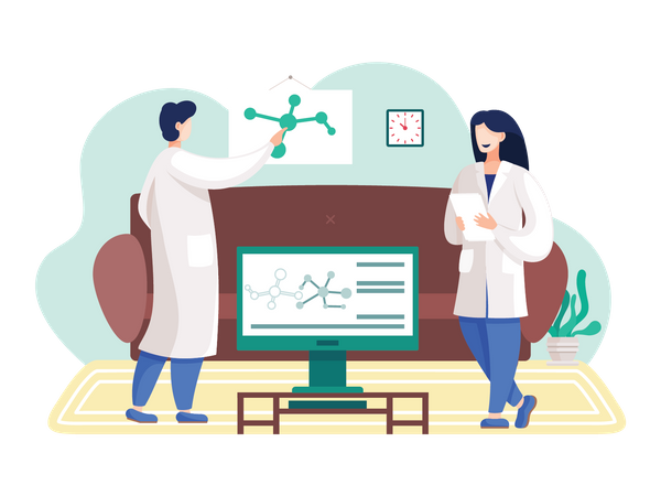 Processus d'expérimentation scientifique  Illustration