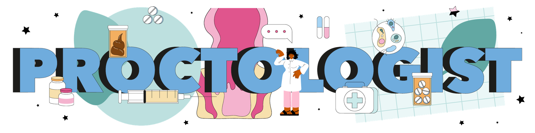 Proctologist  Illustration