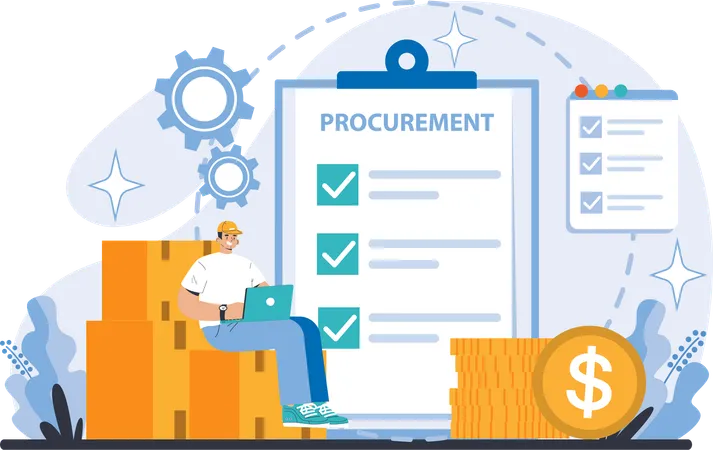 Procurement Management  Illustration