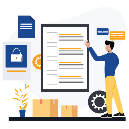 Product Checklist  Illustration