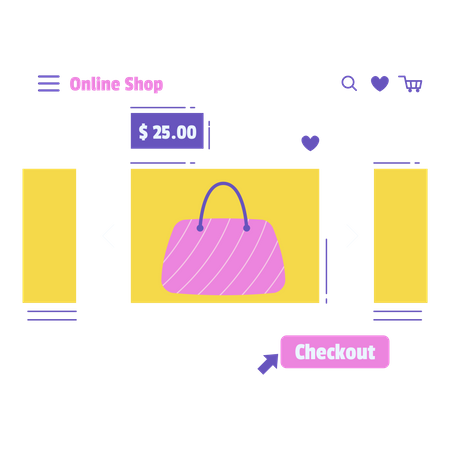 Product Checkout  Illustration