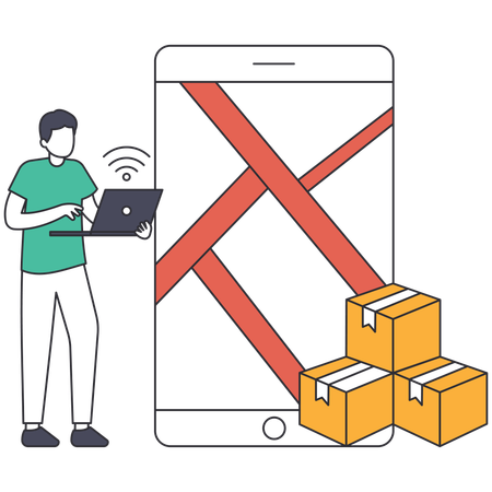Product Delivery  Illustration