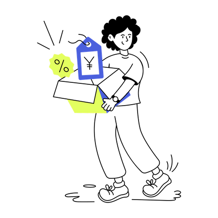 Product Discount  Illustration