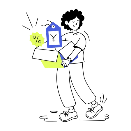 Product Discount  Illustration