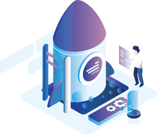 Product launch  Illustration