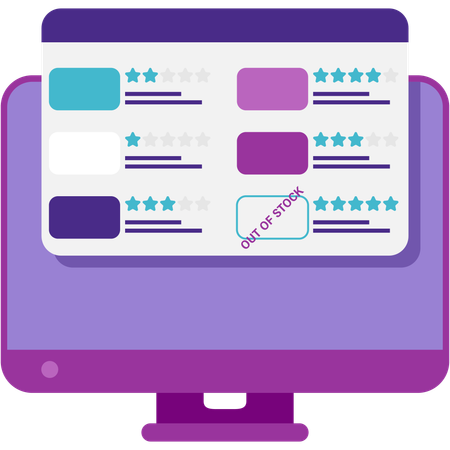 Product listing page  Illustration