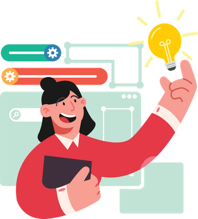Product marketing idea  일러스트레이션