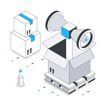 Product Marketing  Illustration