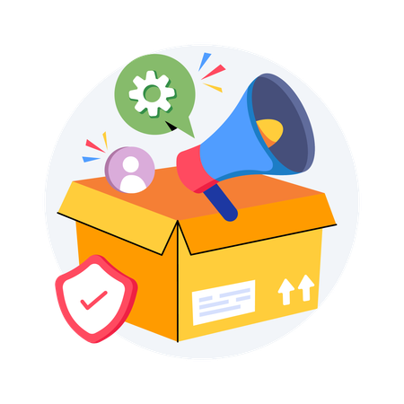 Product Marketing  Illustration
