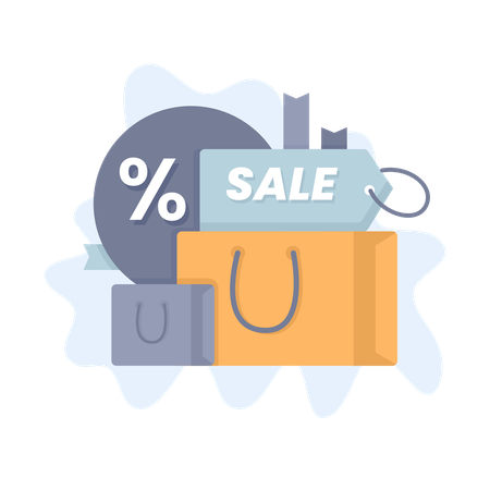 Product On Sale  Illustration