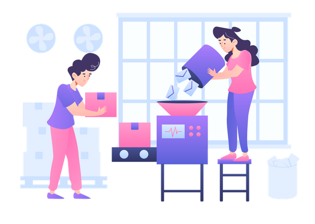 Product Production  Illustration