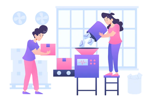 Product Production  Illustration