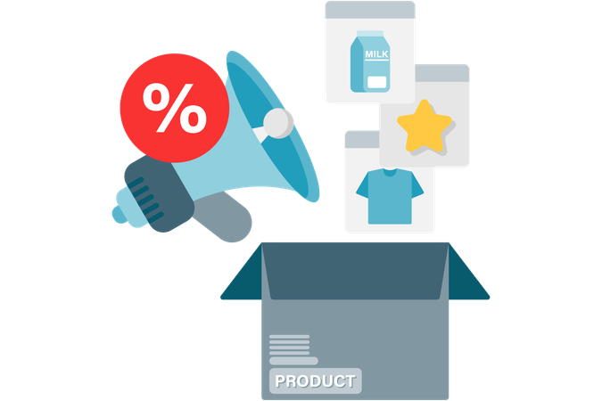 Product Promotion  Illustration