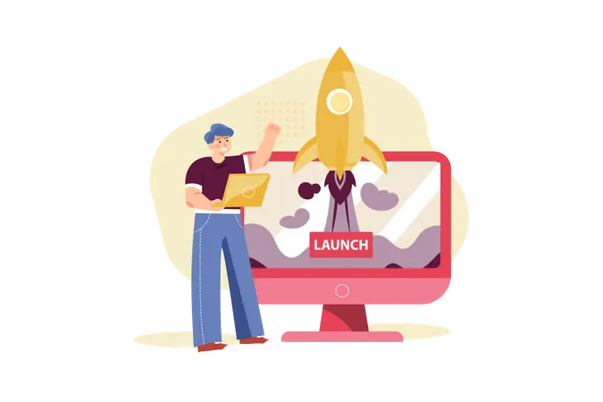 Product Release Illustration