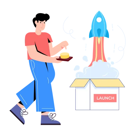 Product Release Illustration