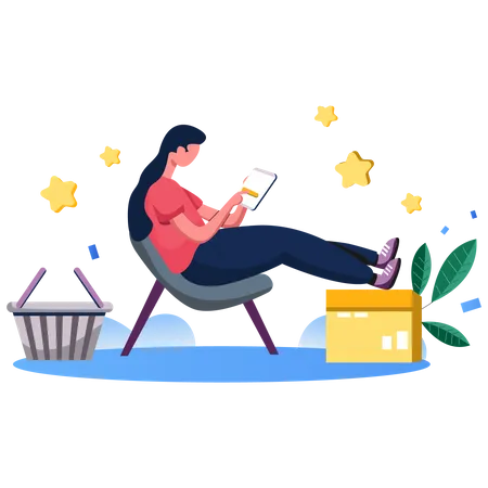 Product Review and rating  Illustration