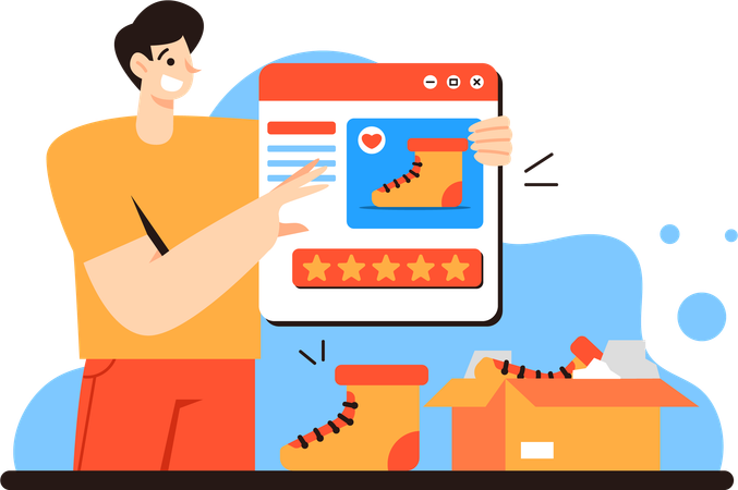 Product Reviewer  Illustration
