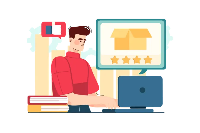 Product Reviews Illustration