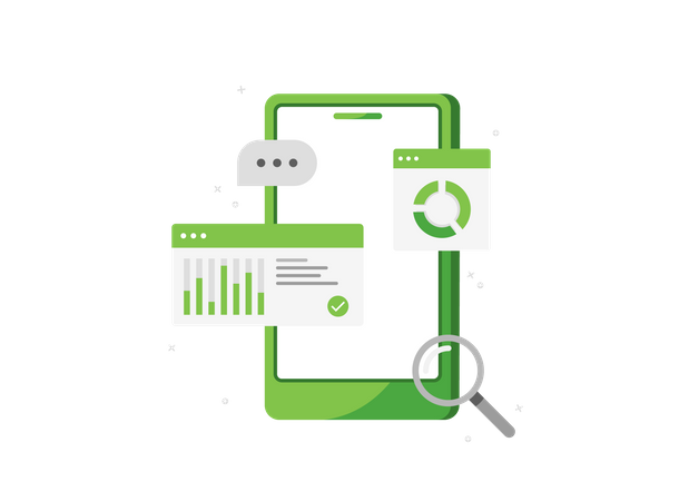 Product sales analytics  Illustration