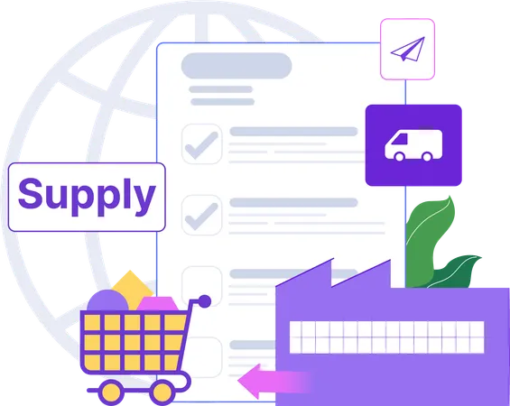 Product Supply List  Illustration