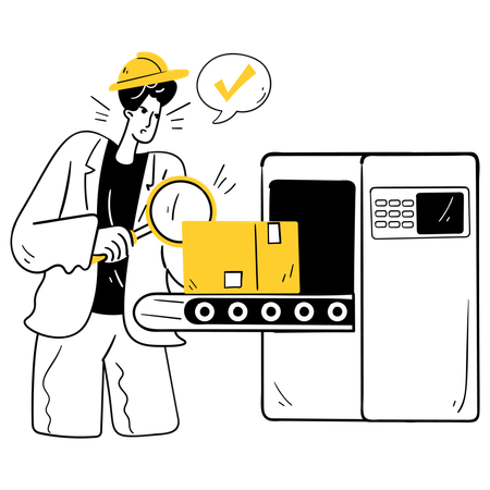 Product Testing Lab  Illustration