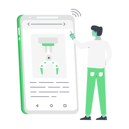 Production Automation  Illustration